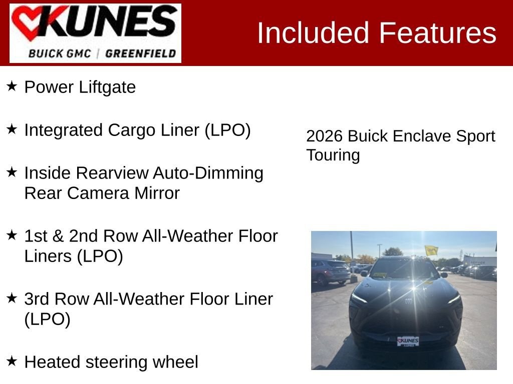 New 2026 Buick Enclave Sport Touring SUV