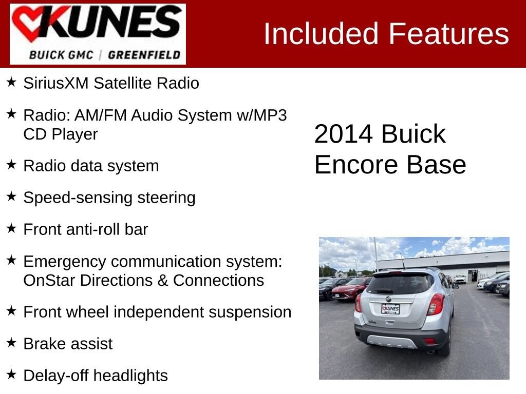 Used 2014 Buick Encore 4DR FWD SUV