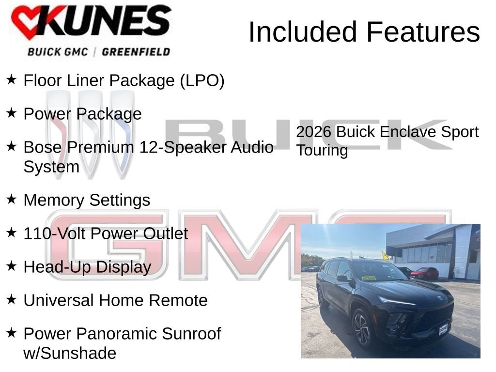 New 2026 Buick Enclave Sport Touring SUV
