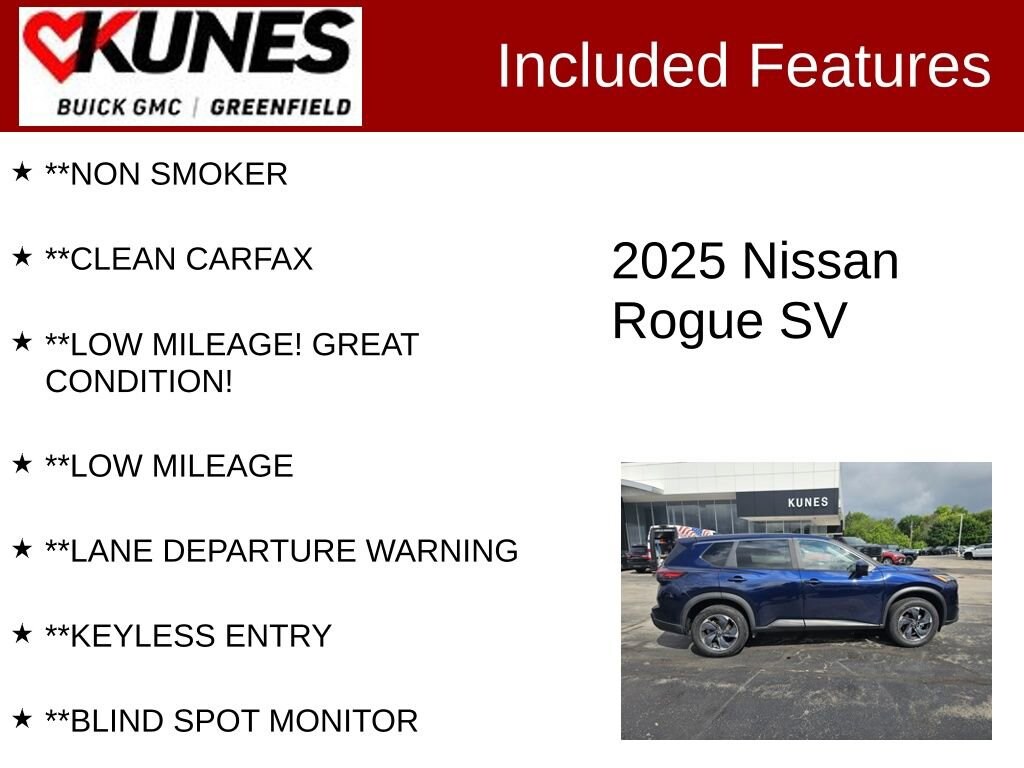Used 2025 Nissan Rogue SV