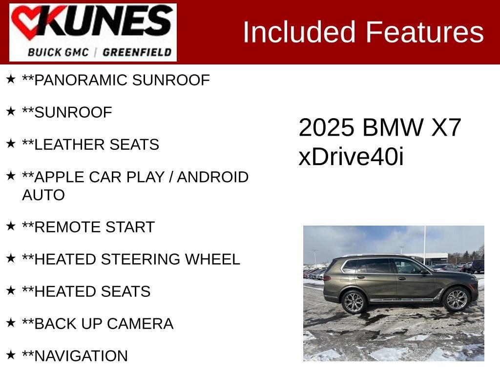 Used 2025 BMW X7 xDrive40i
