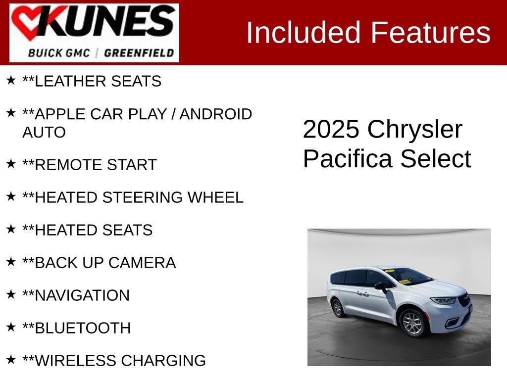 Used 2025 Chrysler Pacifica Select