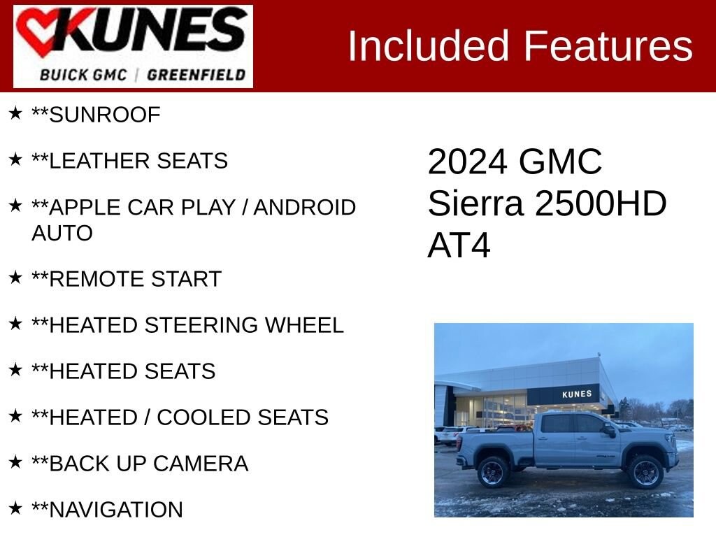 Used 2024 GMC Sierra 2500 HD AT4 Truck