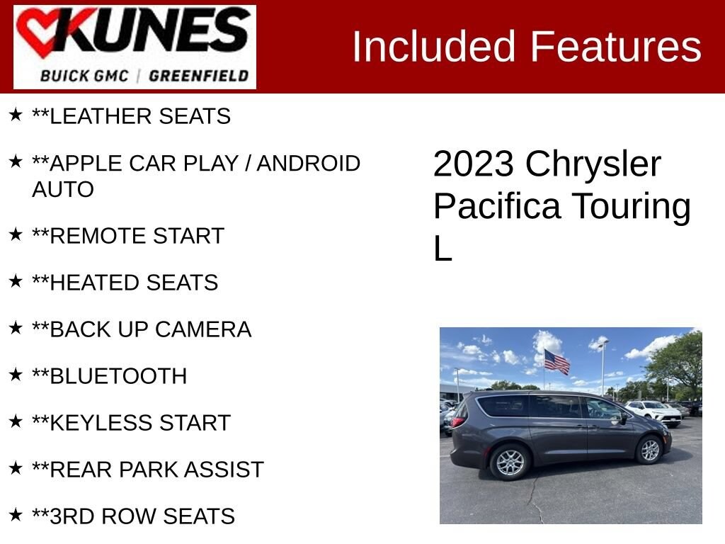 Used 2023 Chrysler Pacifica Touring L
