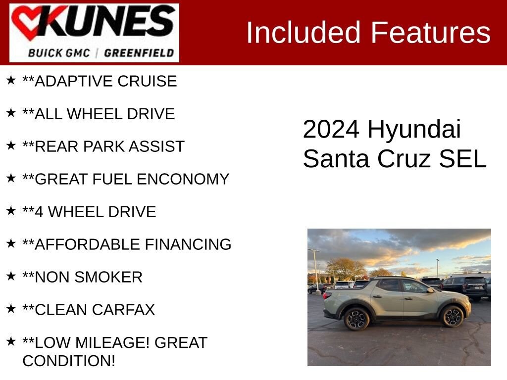 Used 2024 Hyundai Santa Cruz SEL