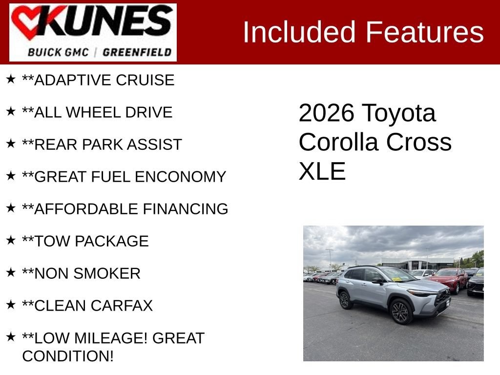 Used 2026 Toyota Corolla Cross XLE