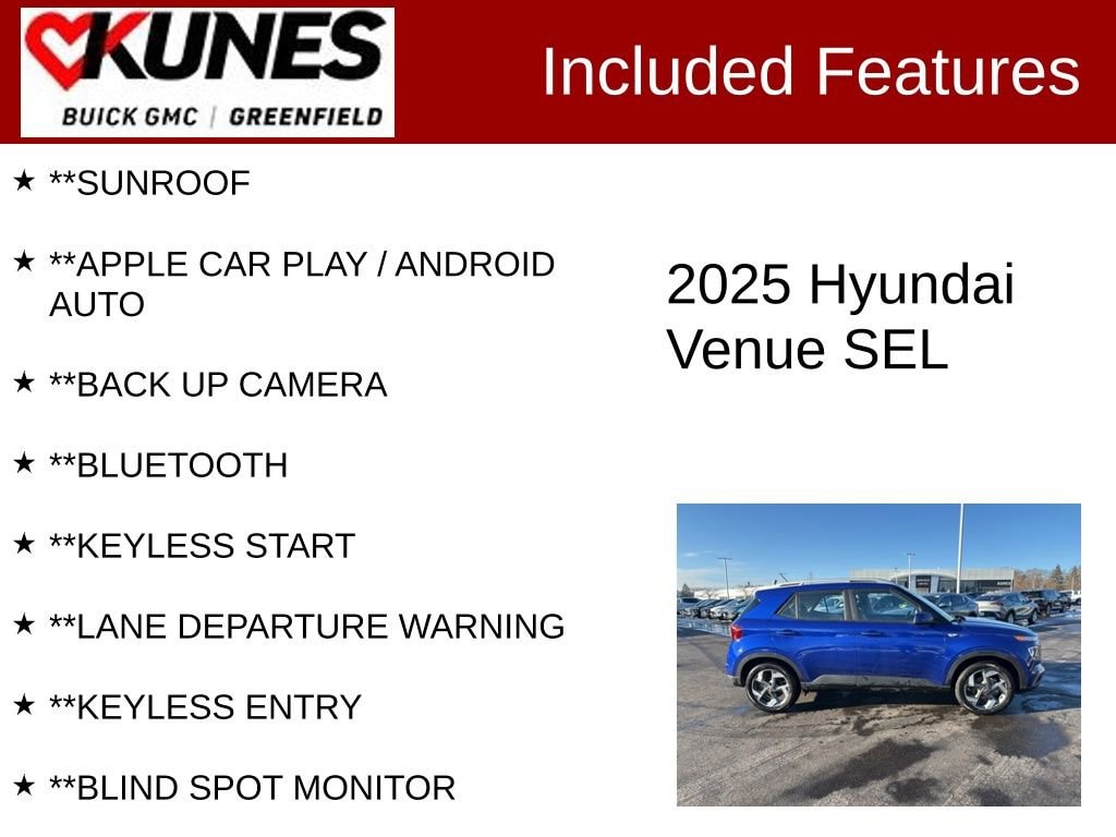 Used 2025 Hyundai Venue SEL