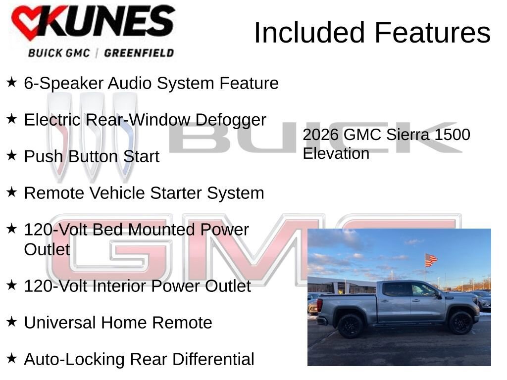 New 2026 GMC Sierra 1500 Elevation Truck