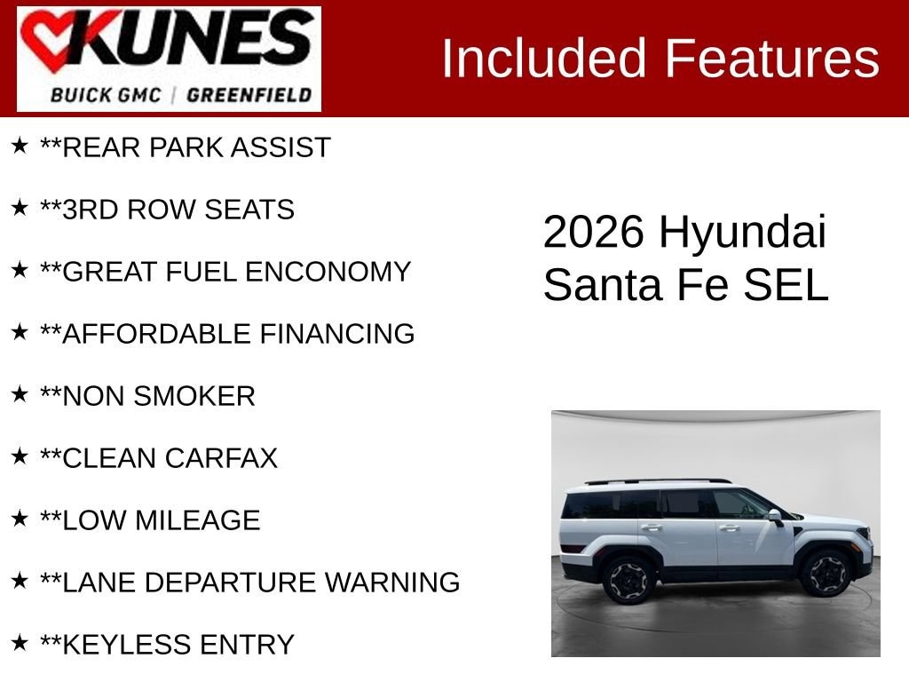 Used 2026 Hyundai Santa Fe SEL