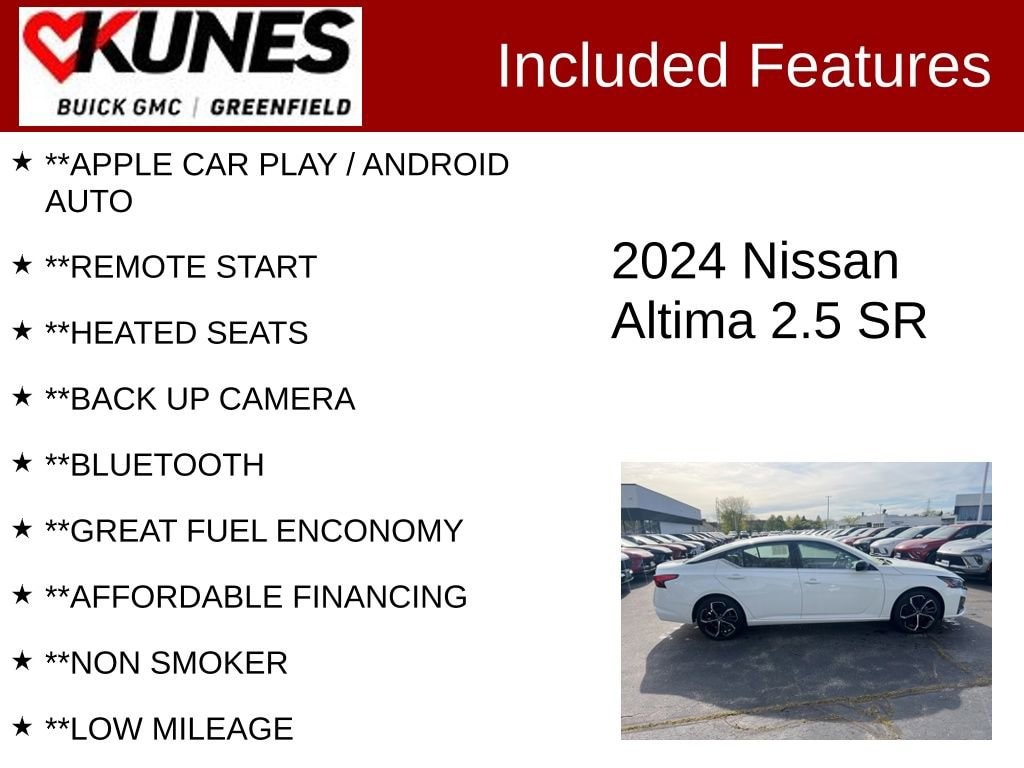 Used 2024 Nissan Altima 2.5 SR