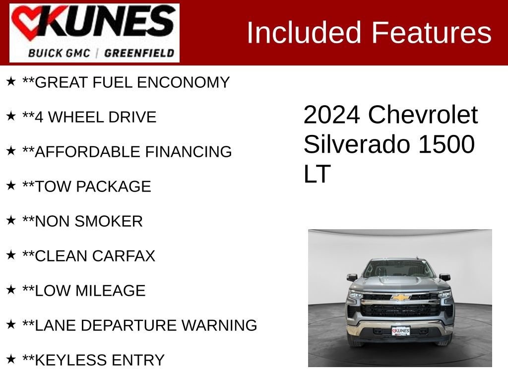 Used 2024 Chevrolet Silverado 1500 LT (2FL) Truck