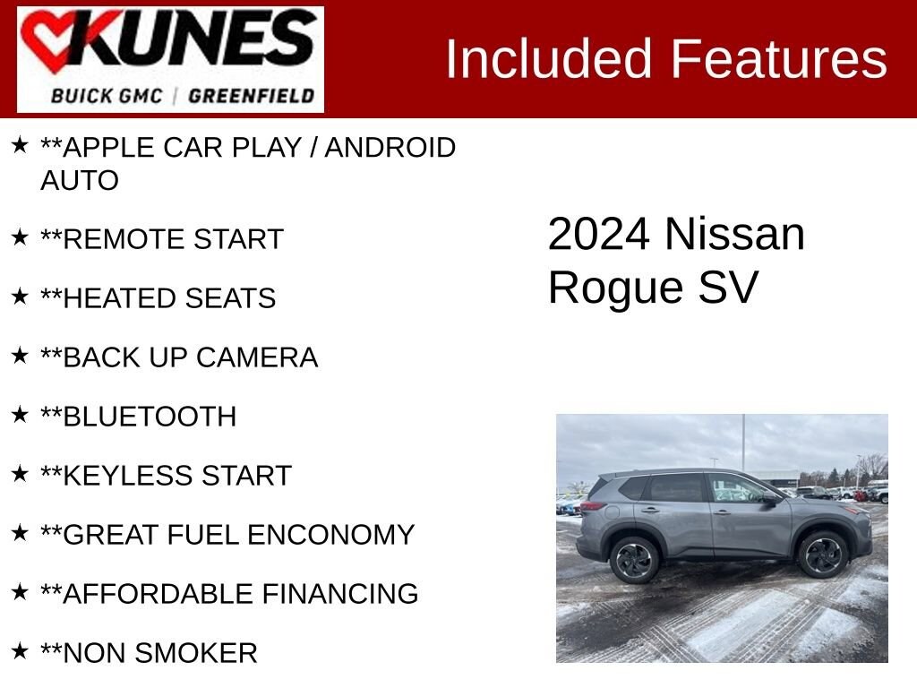 Used 2024 Nissan Rogue SV