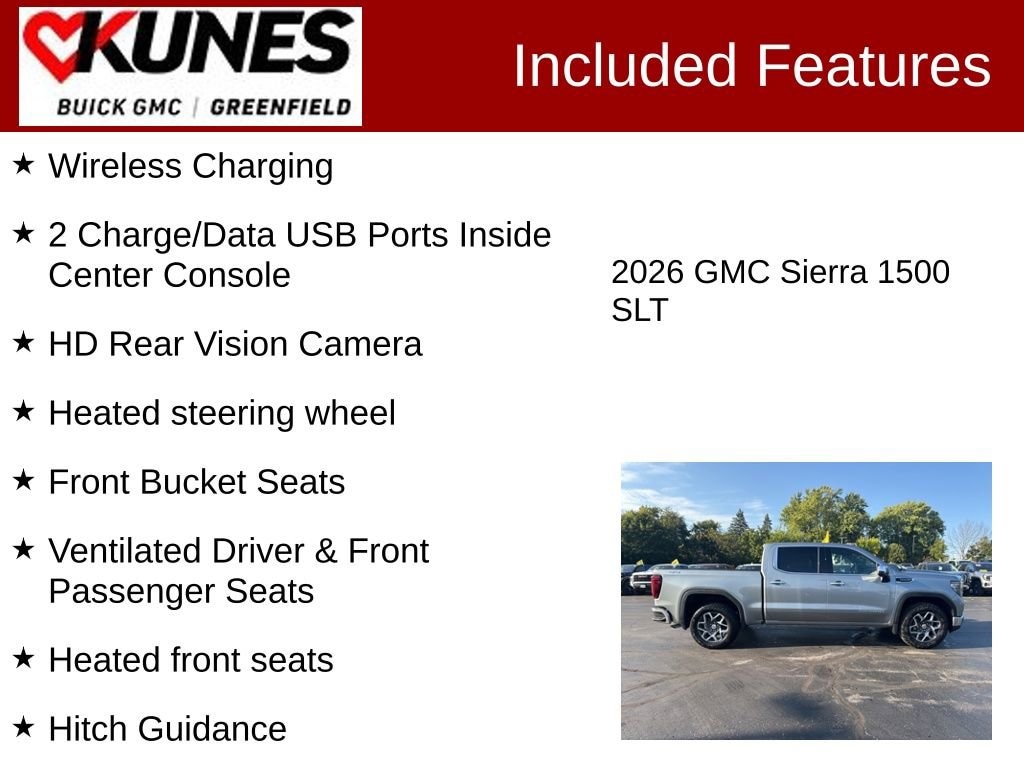 New 2026 GMC Sierra 1500 SLT Truck