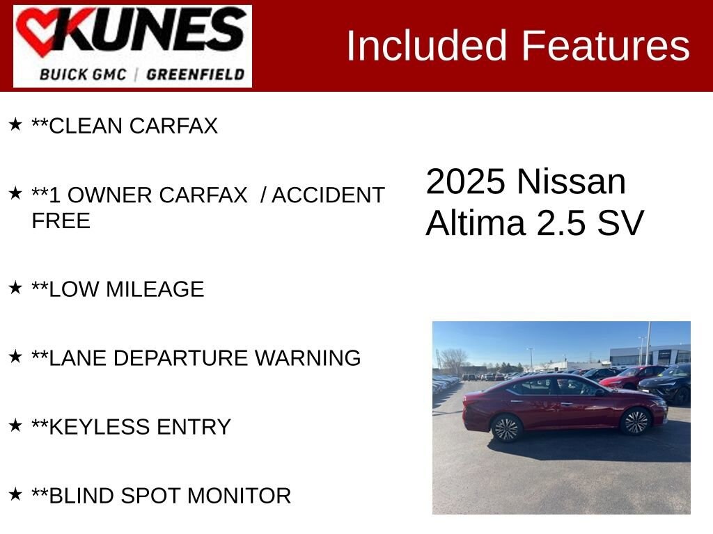Used 2025 Nissan Altima SV