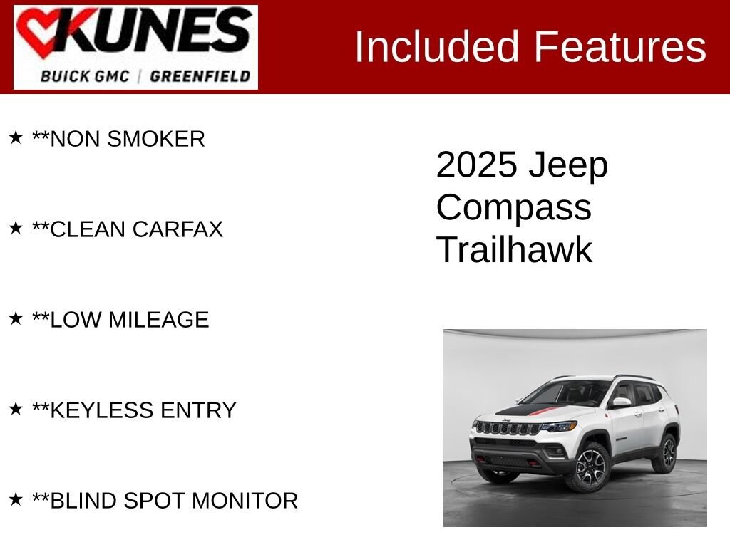 Used 2025 Jeep Compass Trailhawk