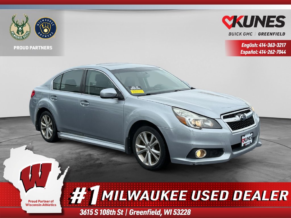 Used 2013 Subaru Legacy I Limited with VIN 4S3BMCK69D3003855 for sale in Greenfield, WI