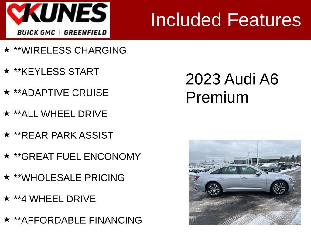 Used 2023 Audi A6 Sedan Premium