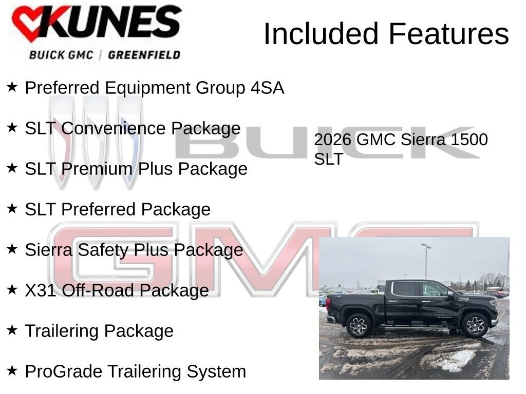 New 2026 GMC Sierra 1500 SLT Truck