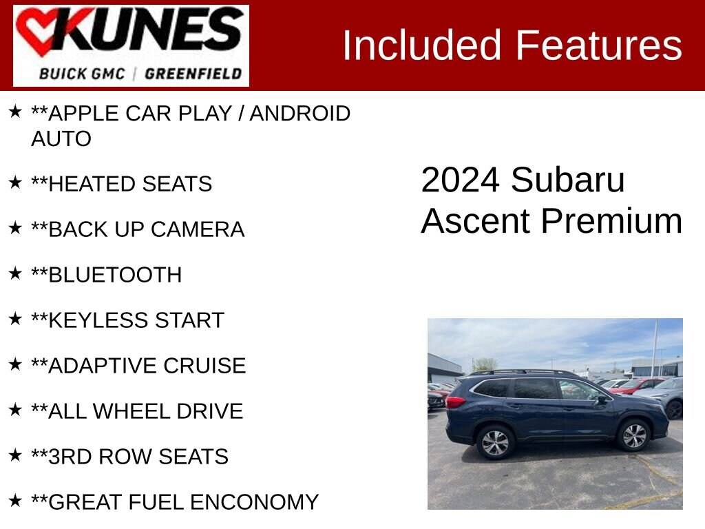 Used 2024 Subaru Ascent Premium