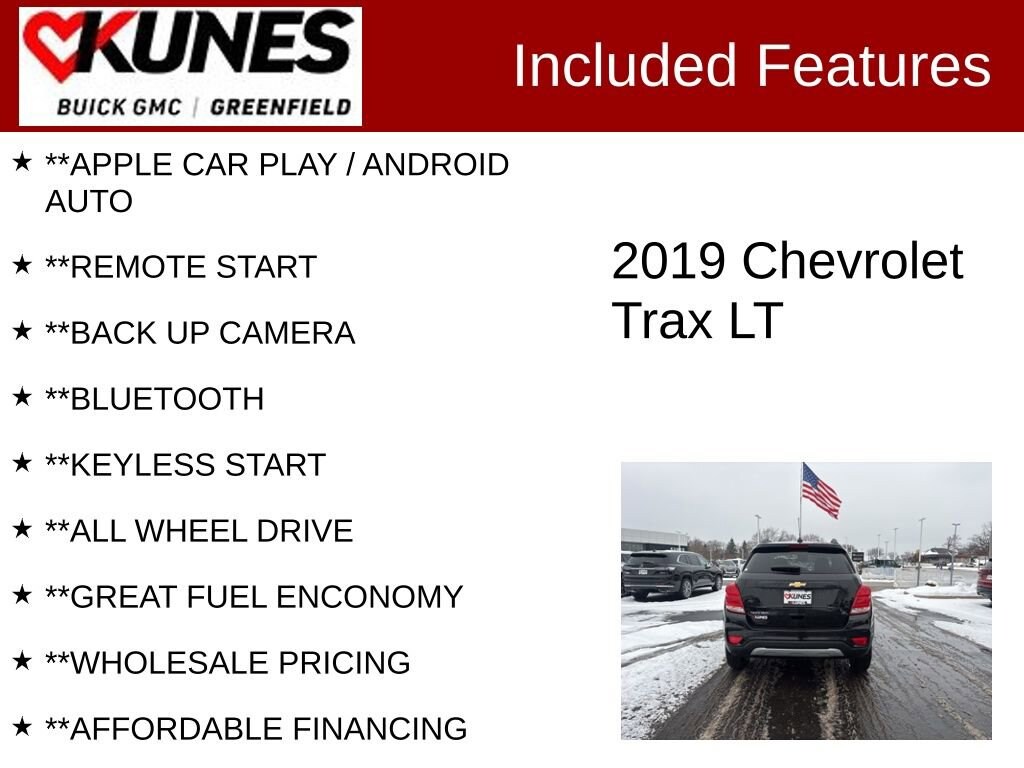 Used 2019 Chevrolet Trax LT SUV