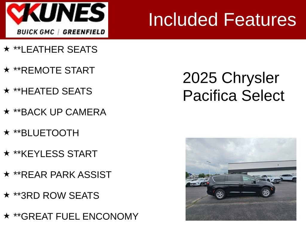 Used 2025 Chrysler Pacifica Select