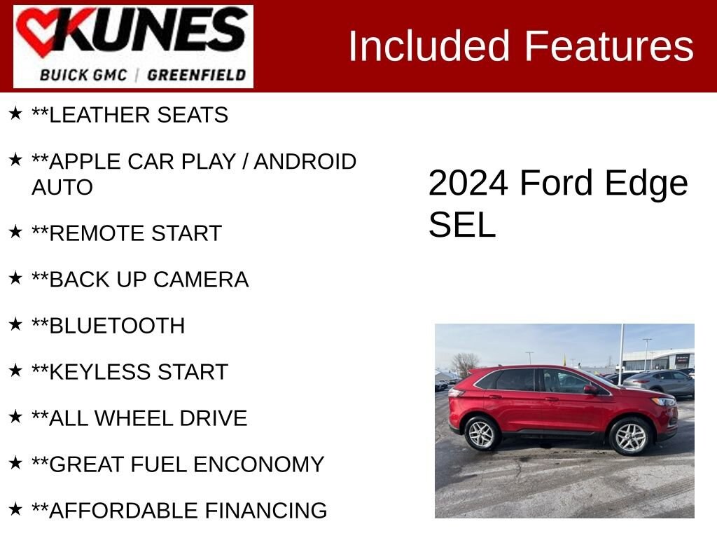 Used 2024 Ford Edge SEL
