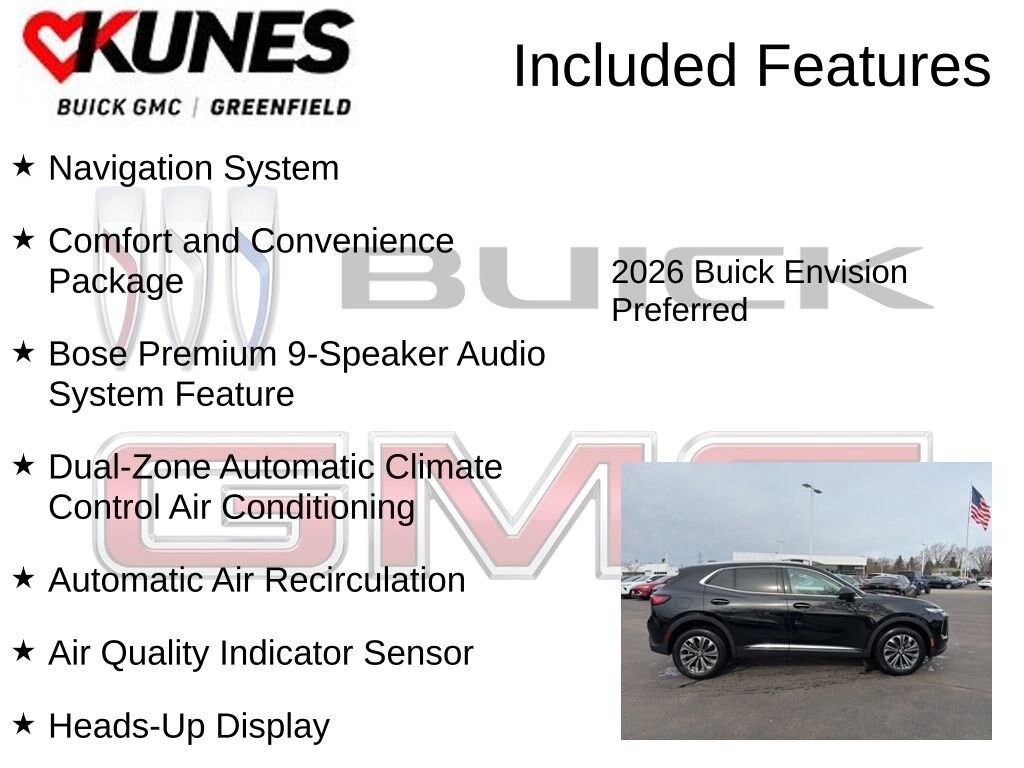 New 2026 Buick Envision Preferred SUV