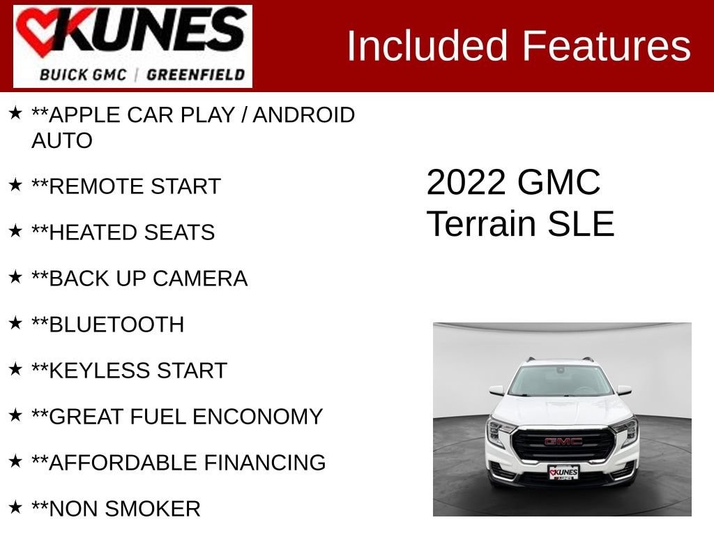 Used 2022 GMC Terrain SLE SUV