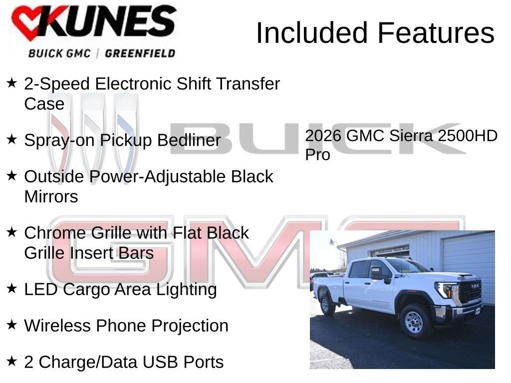 New 2026 GMC Sierra 2500 HD Pro Truck