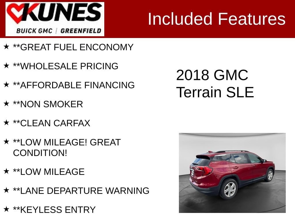 Used 2018 GMC Terrain SLE SUV