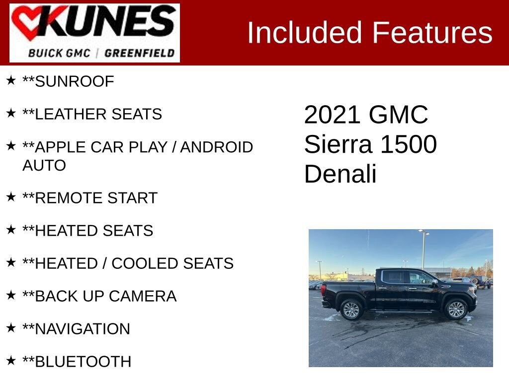 Used 2021 GMC Sierra 1500 Denali Truck