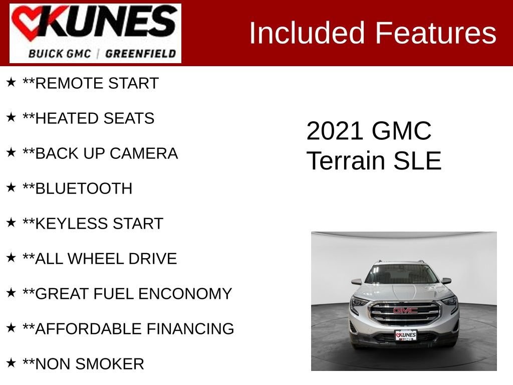 Used 2021 GMC Terrain SLE SUV