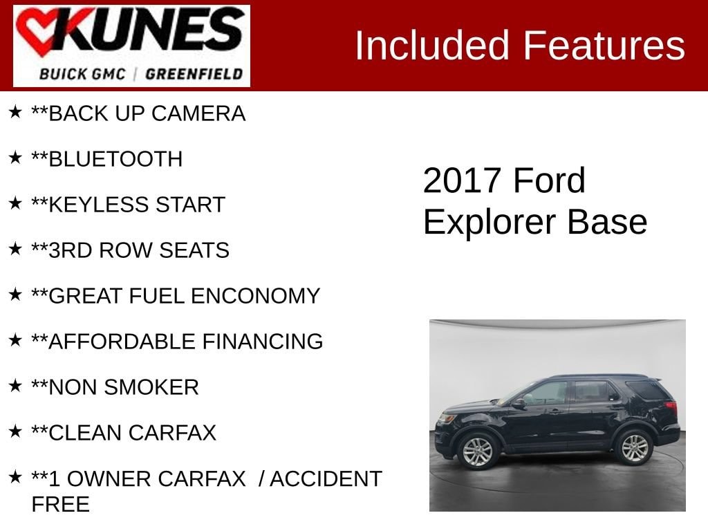 Used 2017 Ford Explorer Base