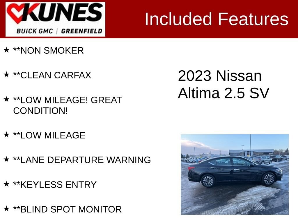Used 2023 Nissan Altima 2.5 SV