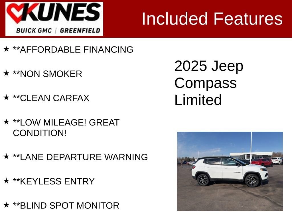 Used 2025 Jeep Compass Limited