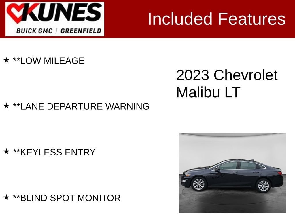 Used 2023 Chevrolet Malibu LT Car