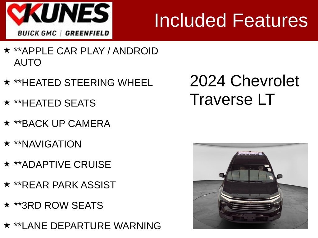 Used 2024 Chevrolet Traverse LT SUV