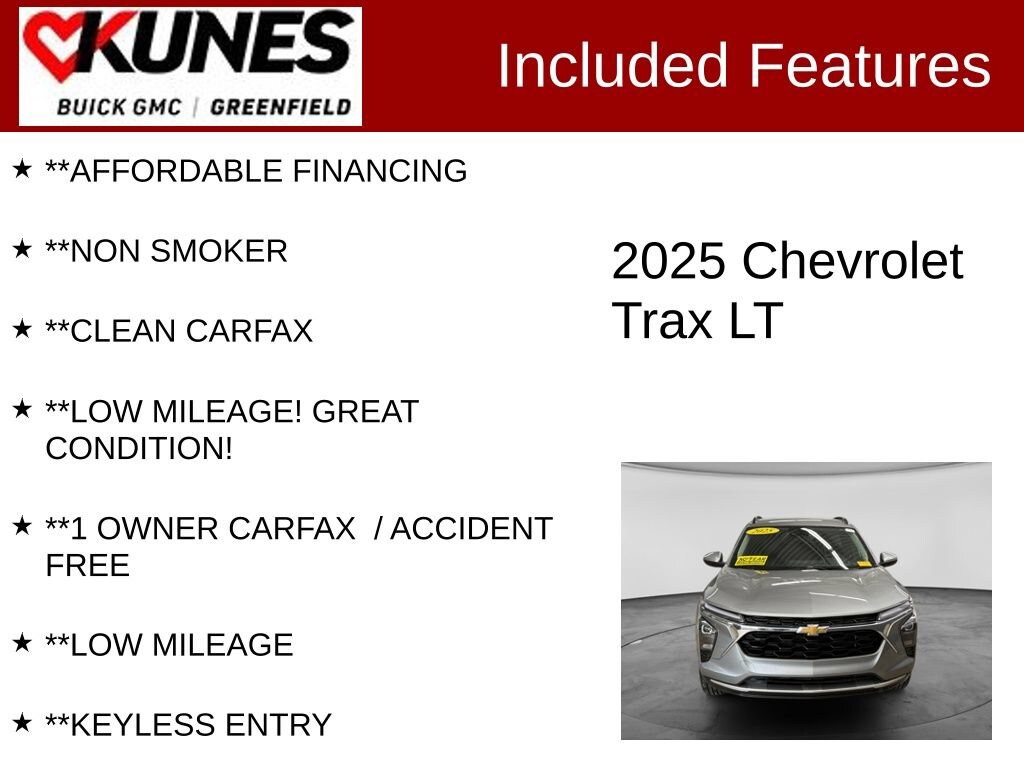 Used 2025 Chevrolet Trax LT SUV