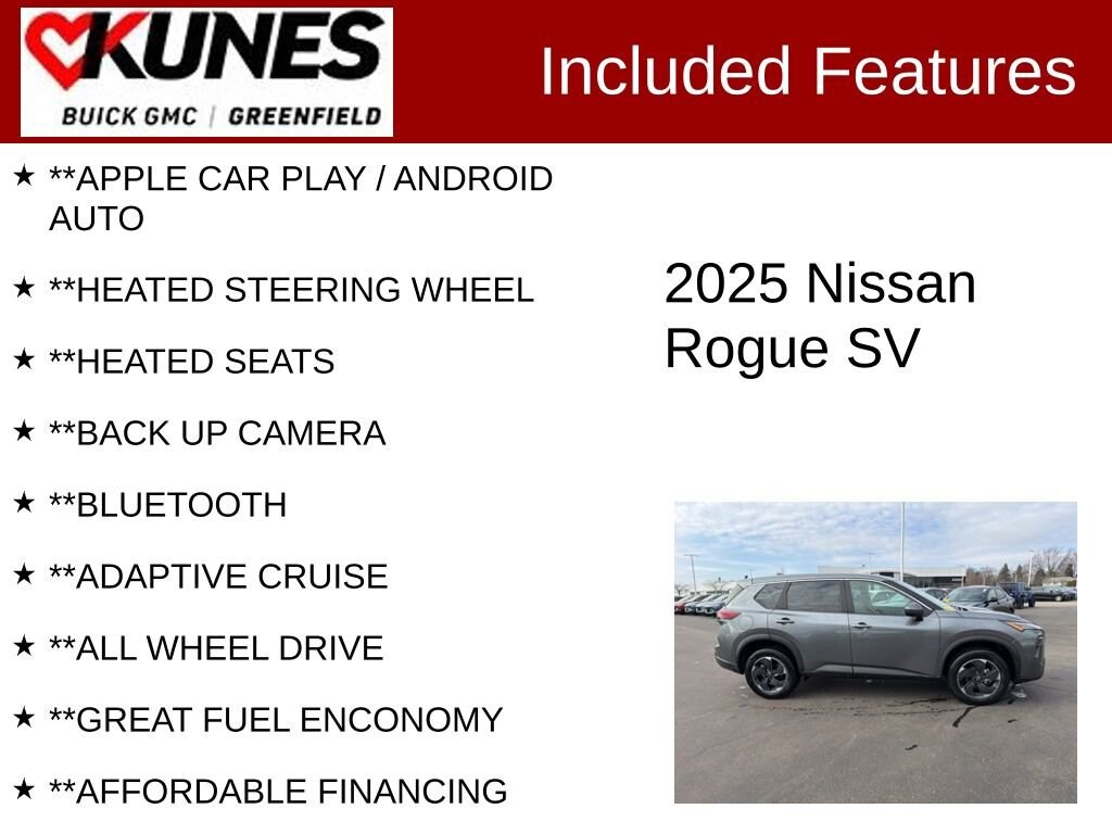 Used 2025 Nissan Rogue SV