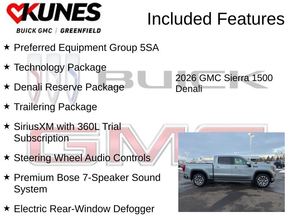 New 2026 GMC Sierra 1500 Denali Truck