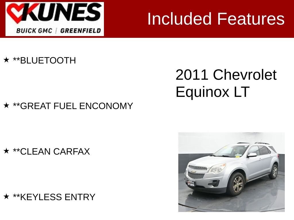 Used 2011 Chevrolet Equinox LT w/1LT SUV