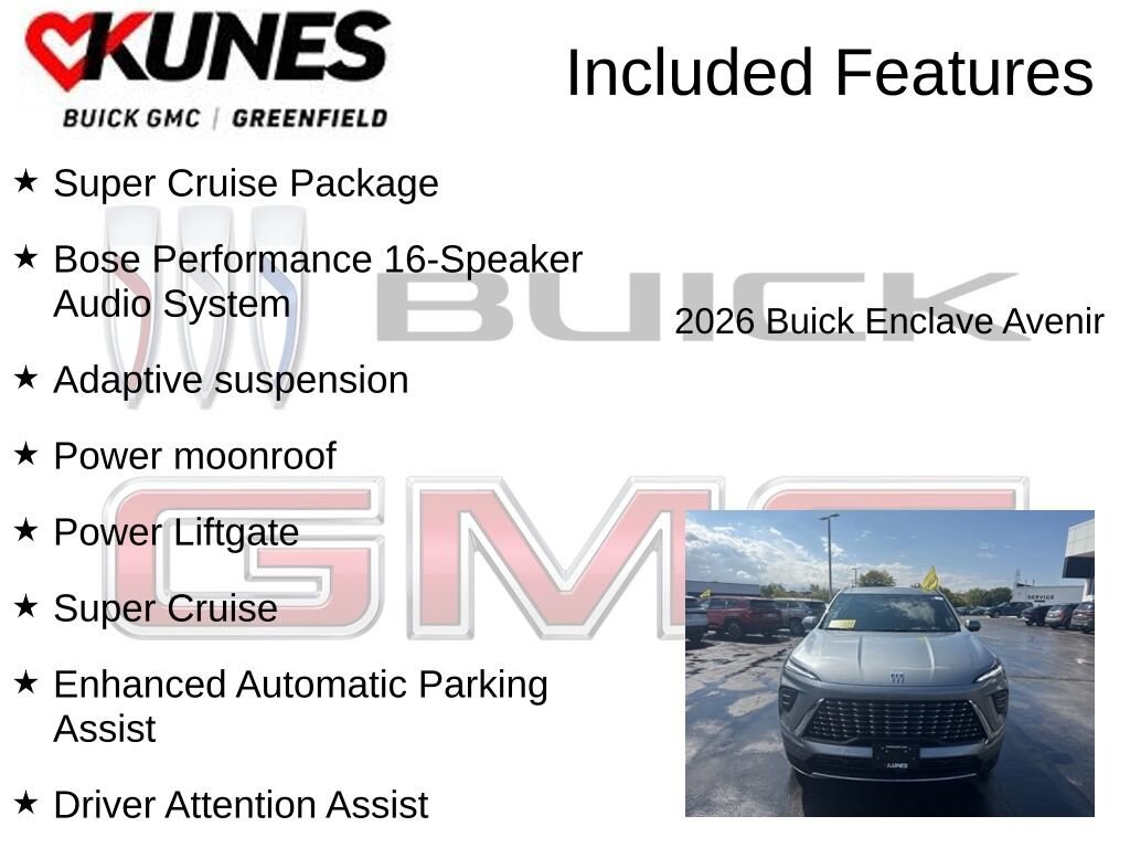 New 2026 Buick Enclave Avenir SUV
