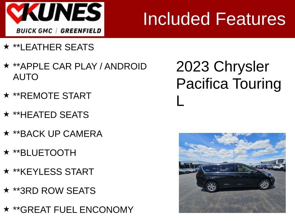 Used 2023 Chrysler Pacifica Touring L