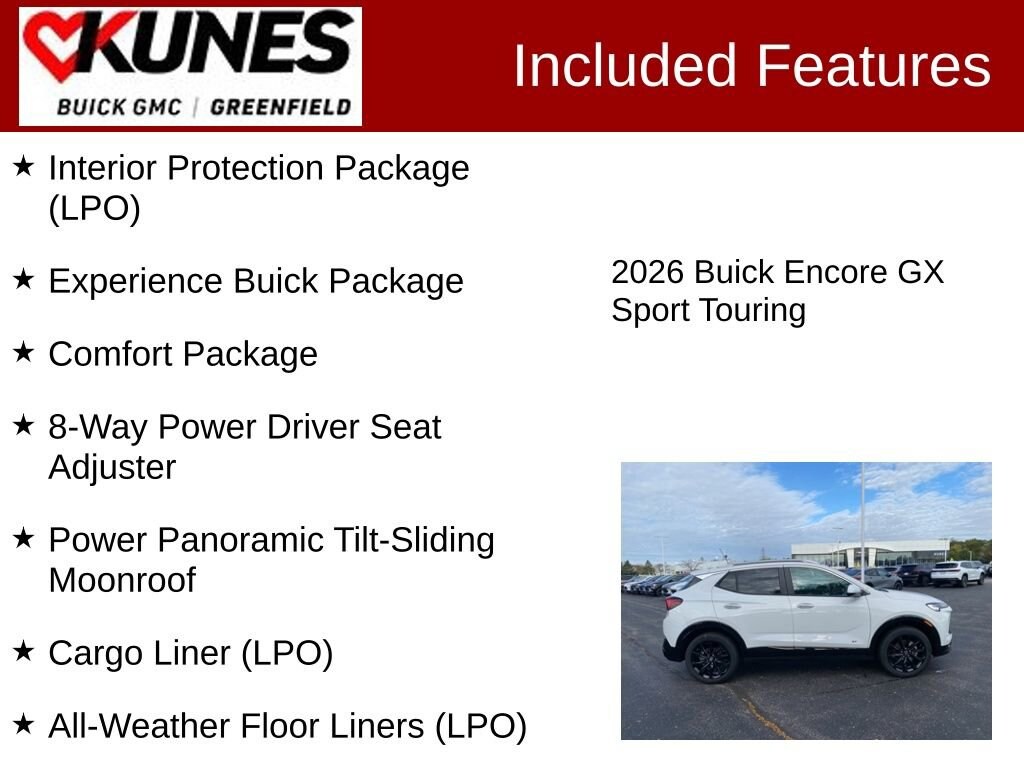New 2026 Buick Encore GX Sport Touring SUV