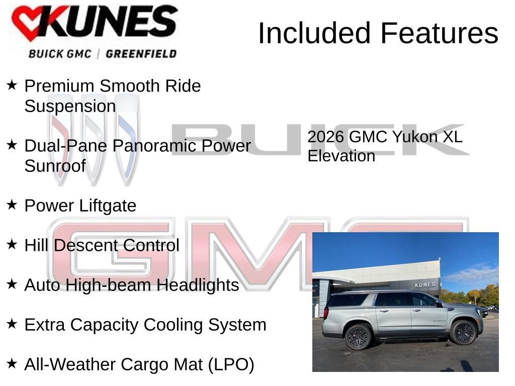 New 2026 GMC Yukon XL Elevation SUV