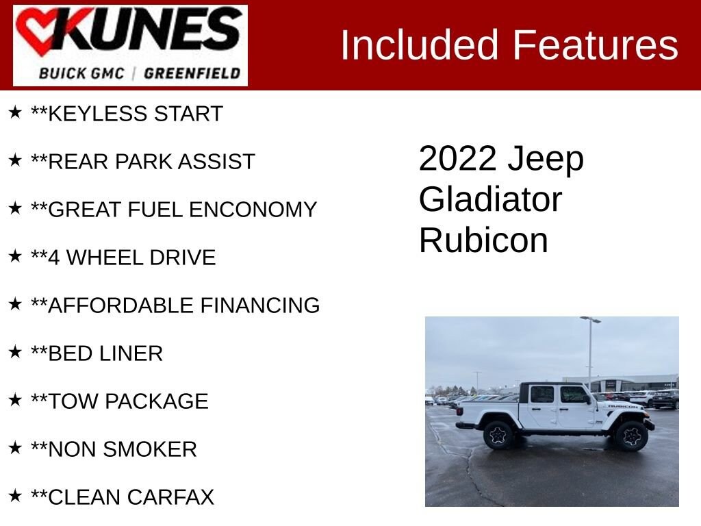 Used 2022 Jeep Gladiator Rubicon