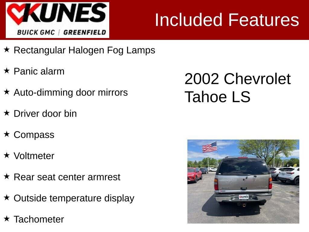 Used 2002 Chevrolet Tahoe LS SUV