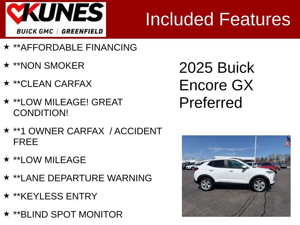 Used 2025 Buick Encore GX Preferred SUV