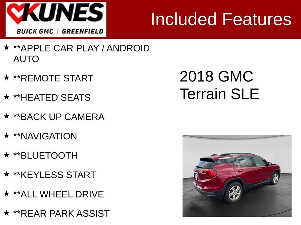 Used 2018 GMC Terrain SLE SUV