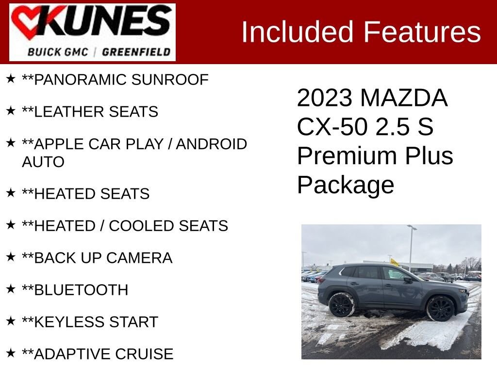 Used 2023 Mazda CX-50 2.5 S Premium Plus Package